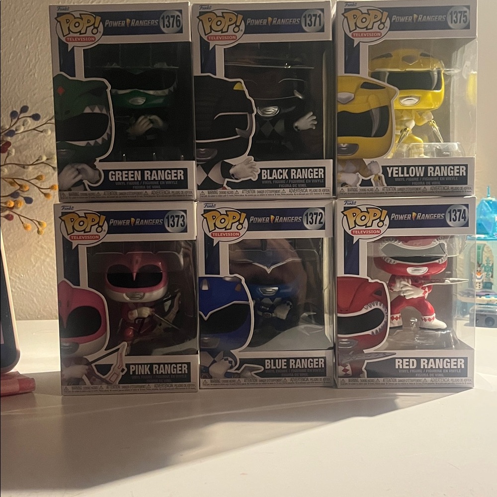 Funko Pop Yellow Ranger Collectible Figure